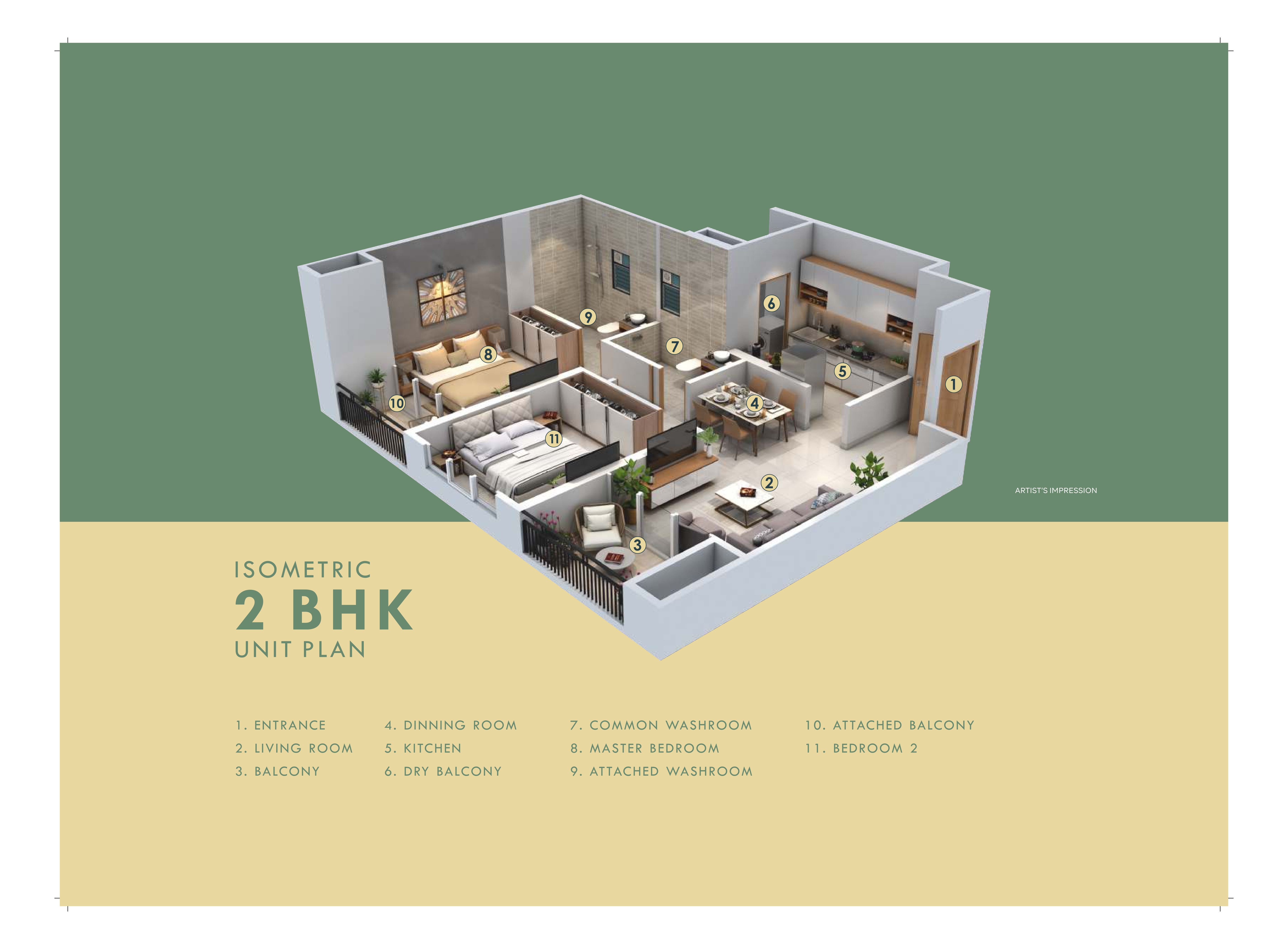 2 BHK Plan