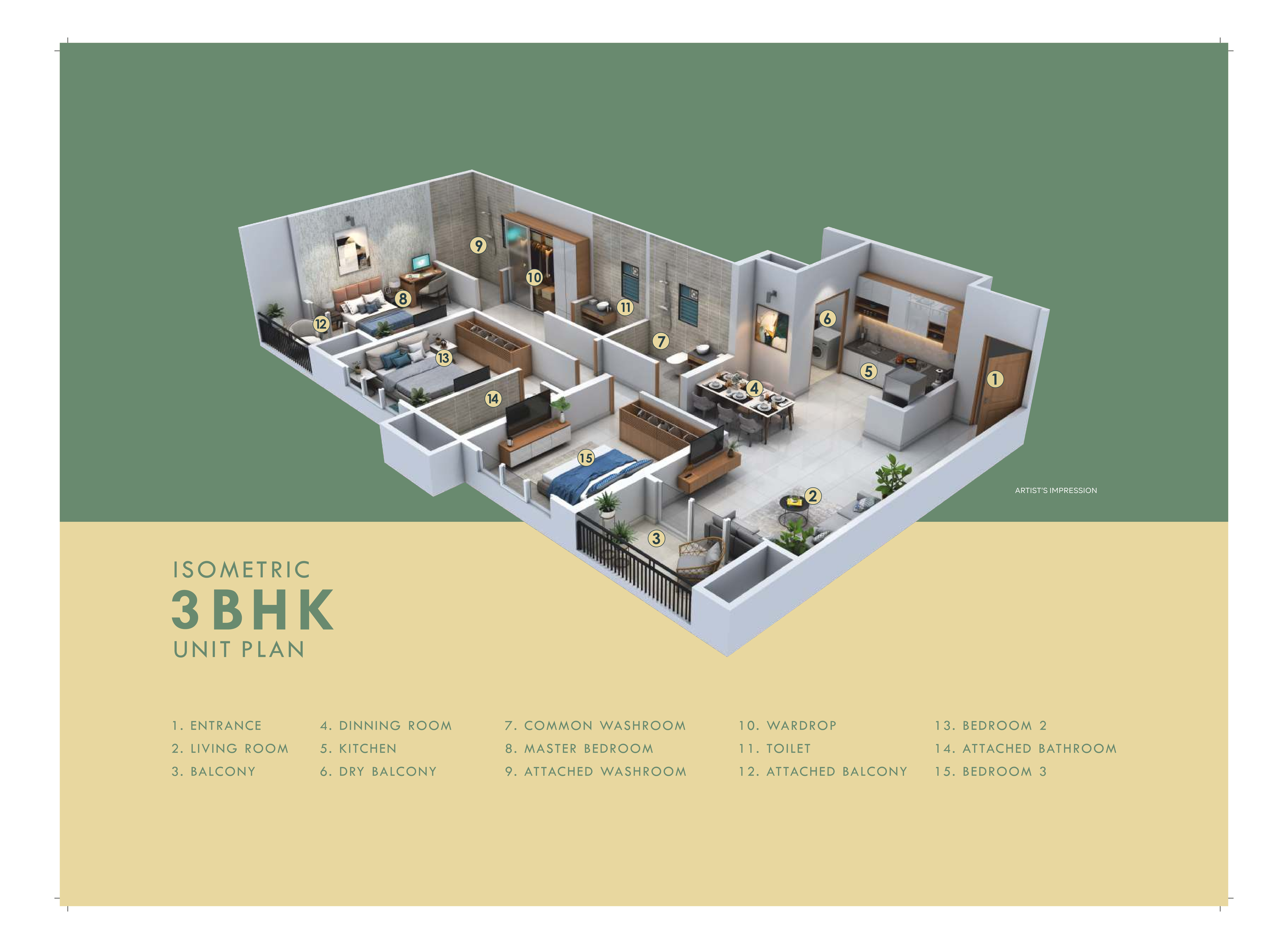 3 BHK Plan